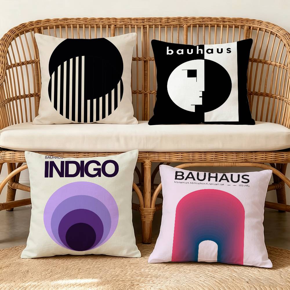 Century Textile & Sewing Supply Reviews - Mid Century Modern Bauhaus Abstract Pillowcase