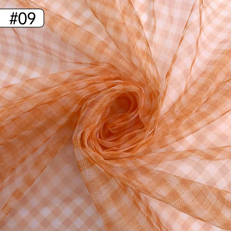 90x150cm Check Mesh Fabric Tra - огляд і ціна Sewing Batik
