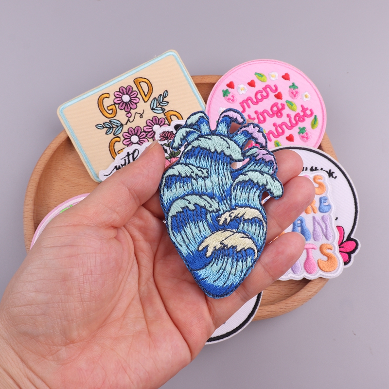 Self Encourage Iron On Patches - огляд і ціна Velcro Sew On