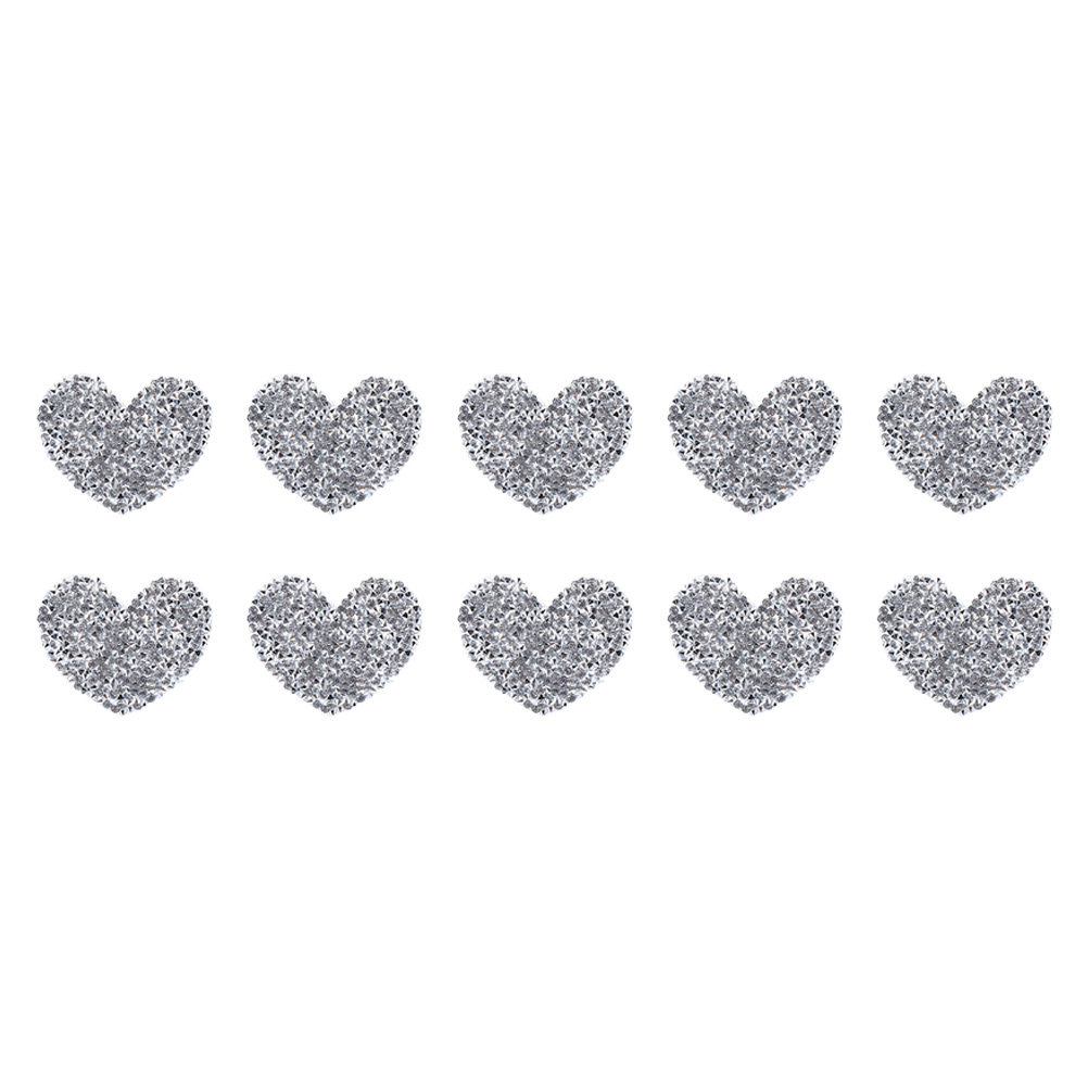 10Pcs Heart Shaped Embroidery  - огляд і ціна Sewing Recycle