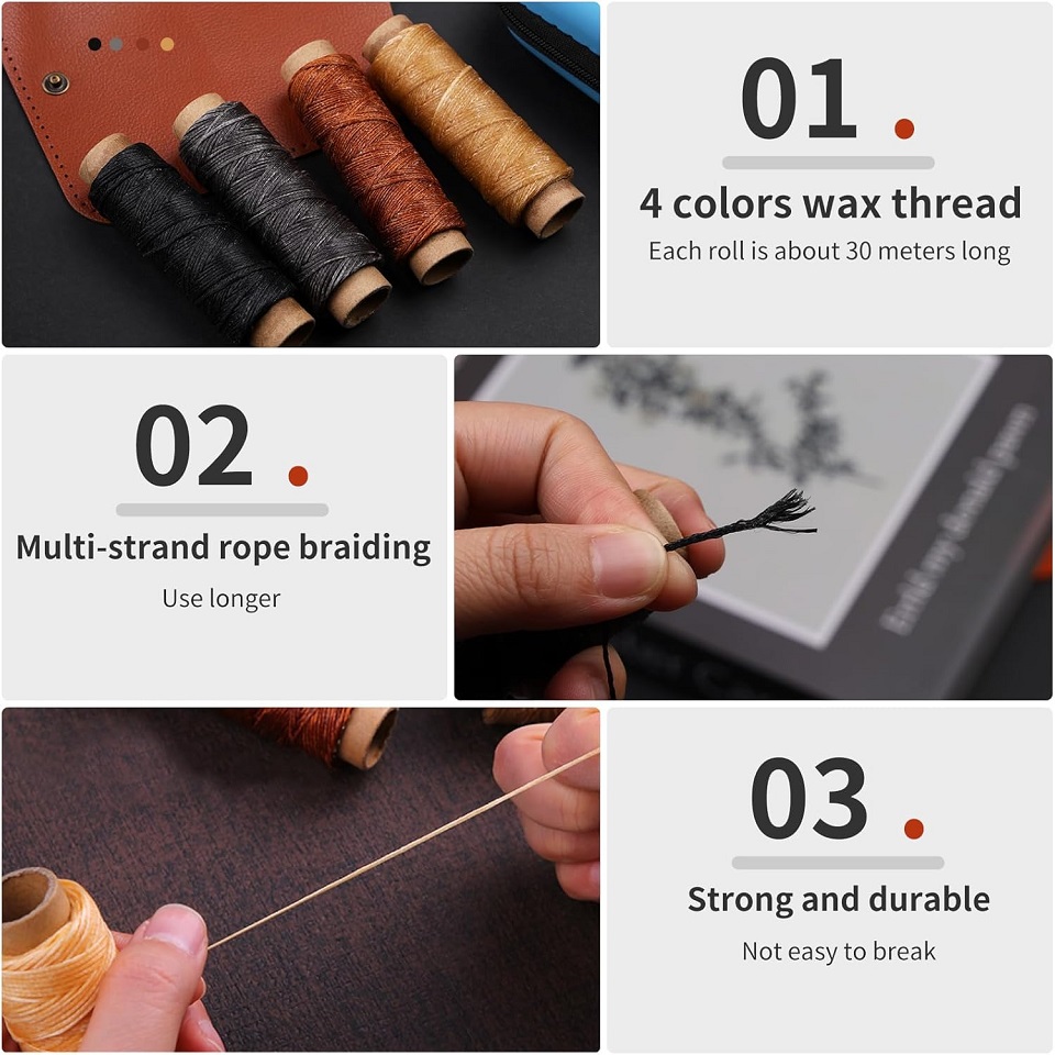 BUDDUR Leather Sewing Tools Ki - огляд і ціна Sewing Tas