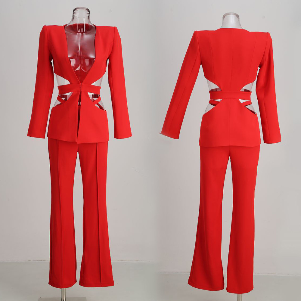 Sexy Fashionable Women Cut Out - огляд і ціна Shoulder Pad Set In