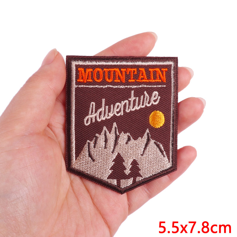 Mountain Camping Adventure Emb - огляд і ціна Velcro Sew On