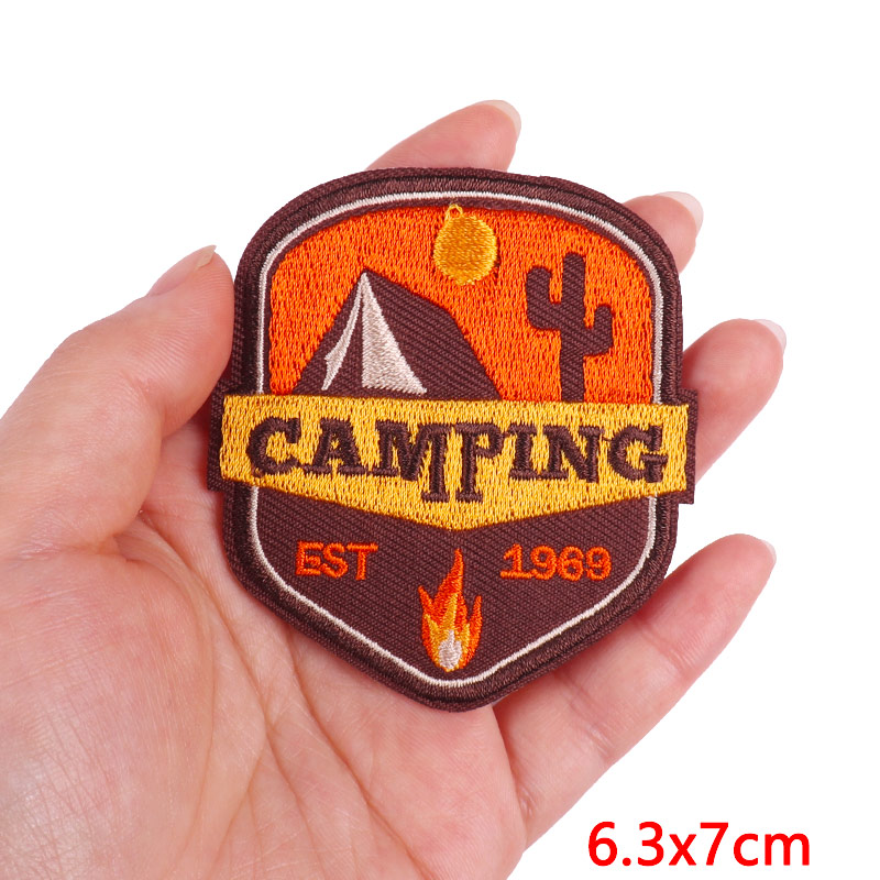 Mountain Camping Adventure Emb - огляд і ціна Velcro Sew On