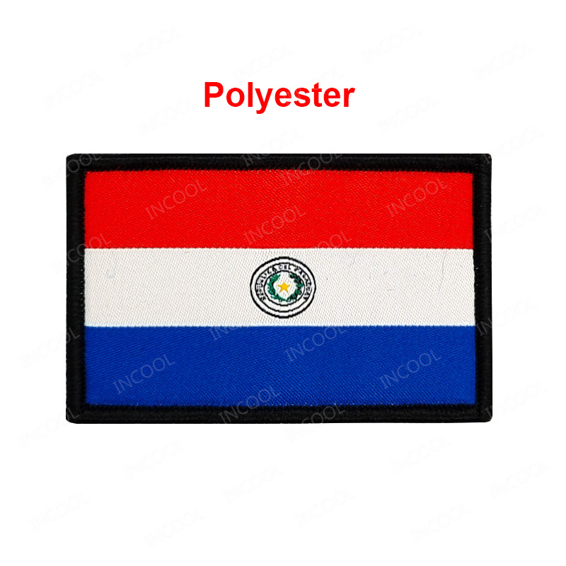 Paraguay Flag Embroidered Patc - огляд і ціна Velcro Sew On
