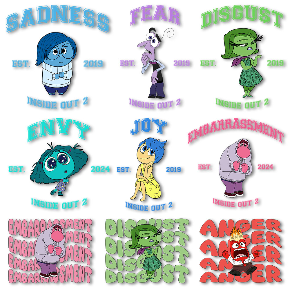 Inside Out Iron on Decals Heat - огляд і ціна Velcro Sew On