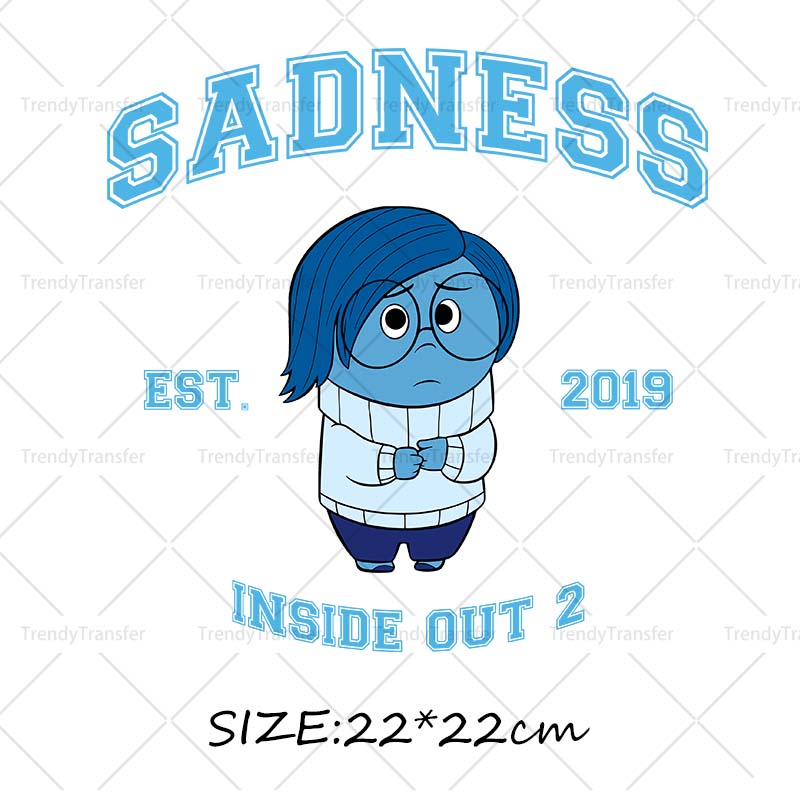 Inside Out Iron on Decals Heat - огляд і ціна Velcro Sew On