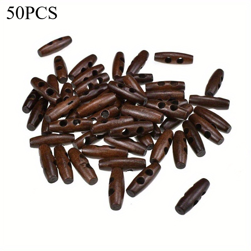 50pcs Recycled Wood Horn Toggl - огляд і ціна Sewing Recycle