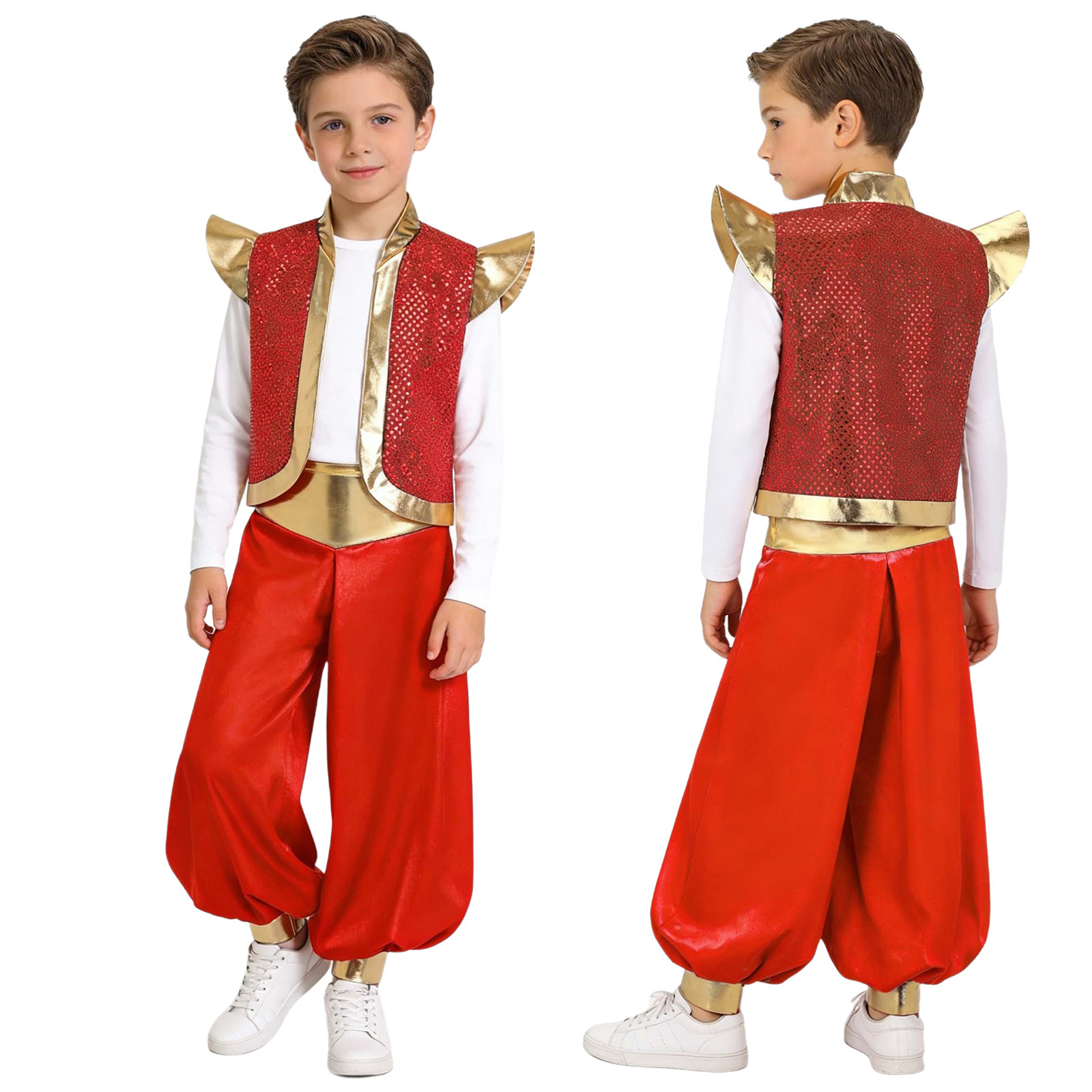 Boys Arabian Cosplay Costumes  - огляд і ціна Shoulder Pad Set In
